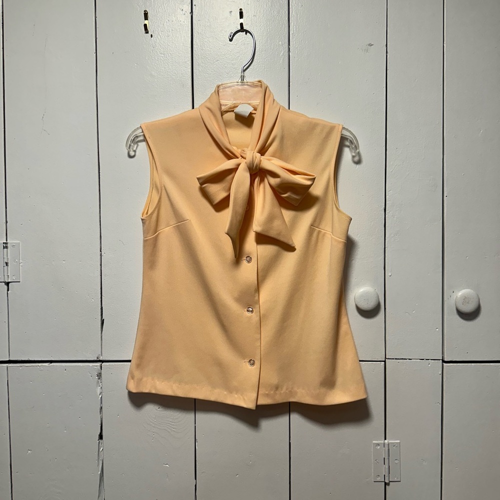 Vintage Button Down Shirt with Scarf